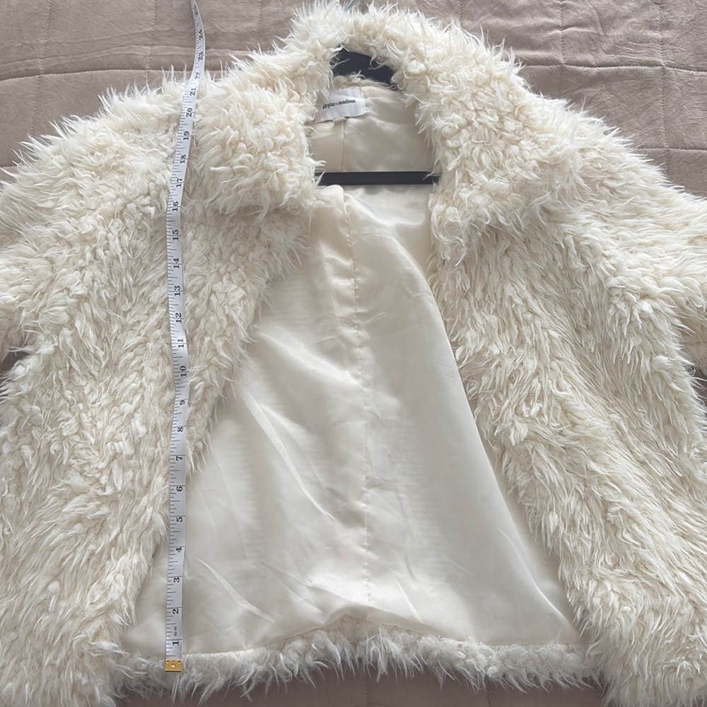 Cream Faux Fur Jacket